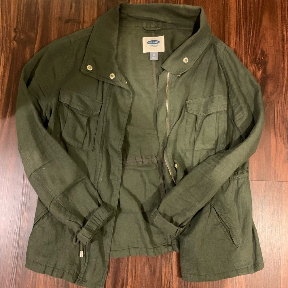 Old Navy Army Green Jacket XS